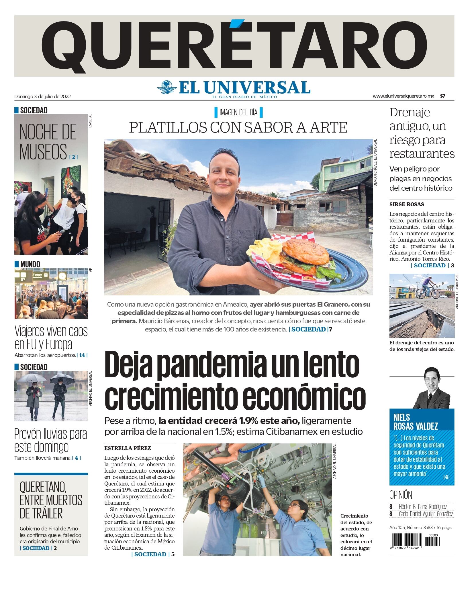 Portada 03 de julio de 2022