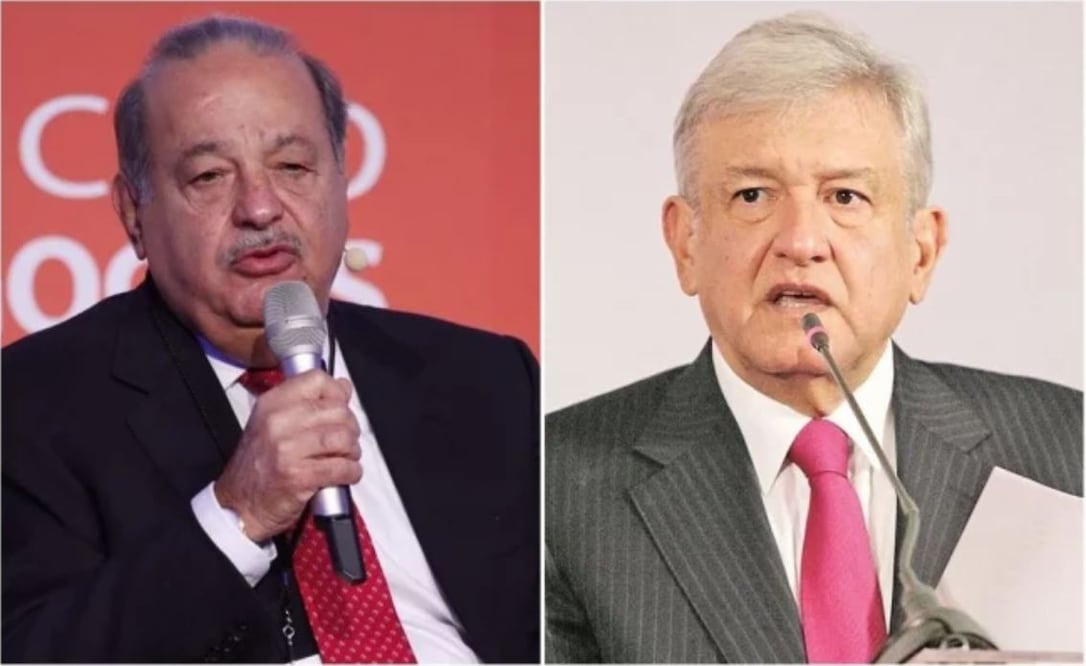 Slim y AMLO