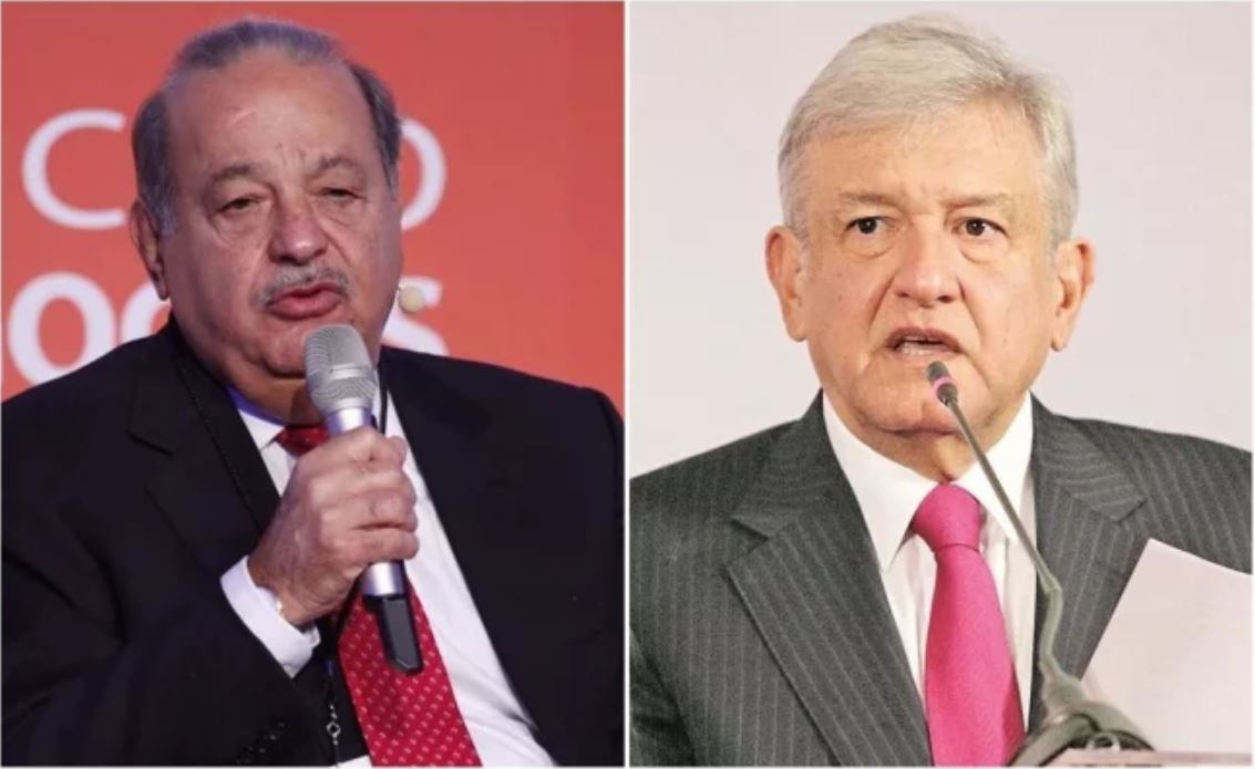 Revela AMLO que comió con Carlos Slim, pero no coinciden en varios temas