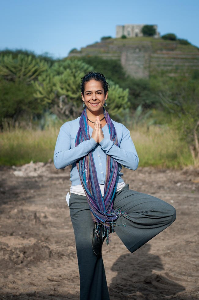 La también maestra de yoga opina que deberían de implementarse más actividades públicas en las que las personas puedan expresar sus emociones y buscar paz interior (Fotos: RICARDO LUGO)