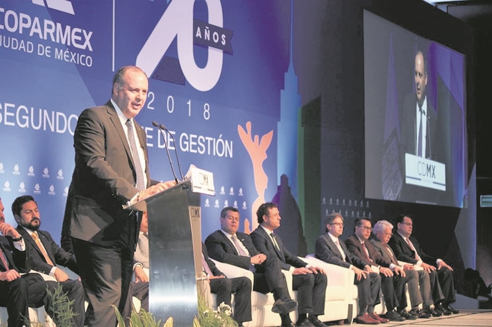 Gustavo de Hoyos, presidente de la Coparmex,  reiteró que como confederación no se apoya a ningún candidato, y que se trabajará con quien resulte ganador. / Foto: Cortesía