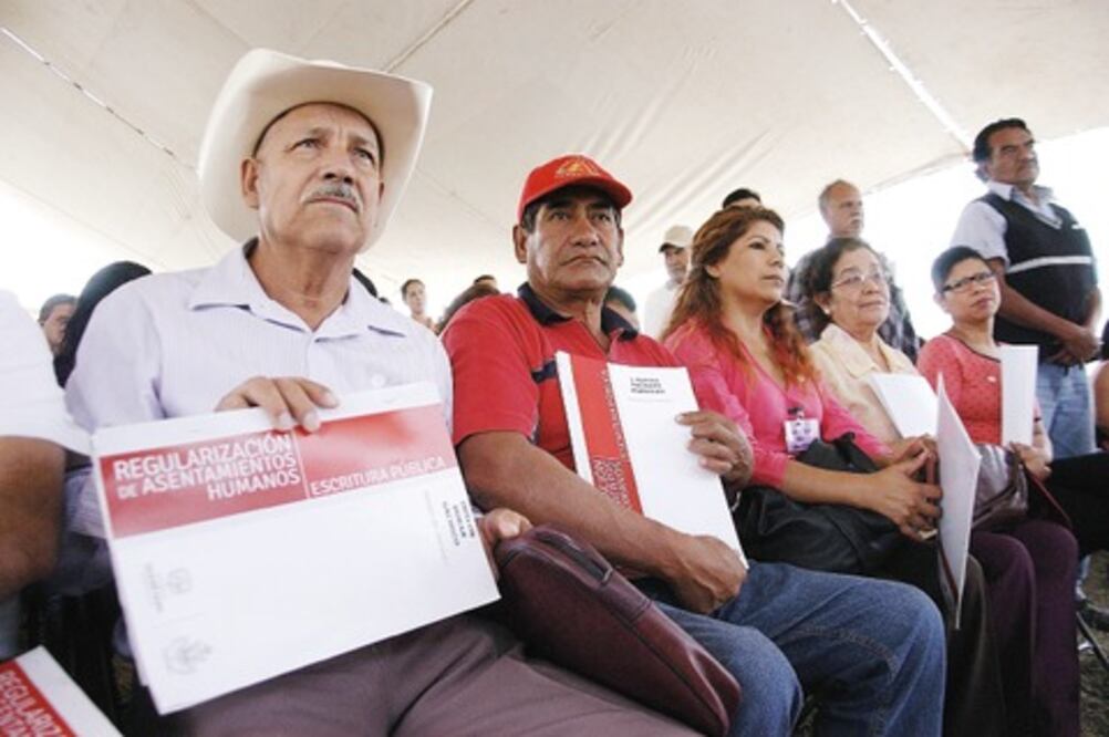 Regulan 42% de predios cedidos