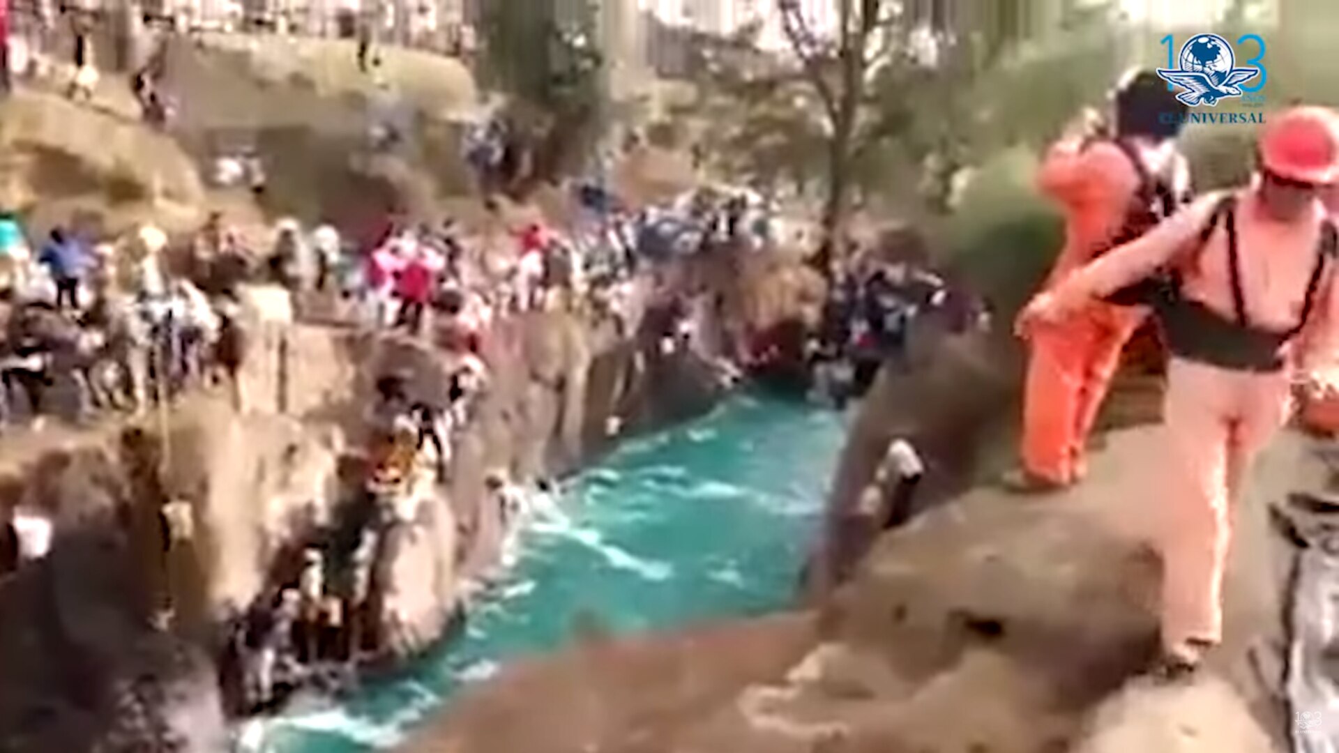 "Reviven" video en el que habitantes de Calpulalpan ordeñan un canal con diésel