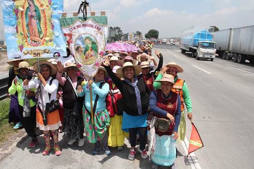 Obispo acompaña a 19 mil peregrinos