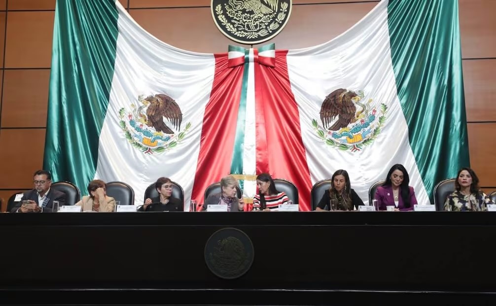 La titular de Semarnat, Alicia Bárcena, durante su comparecencia ante la Cámara de Diputados este lunes 6 de octubre de 2025. Foto: Especial