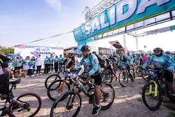 Realizan con éxito la Rodada Ciclista MTB Atongo Serial