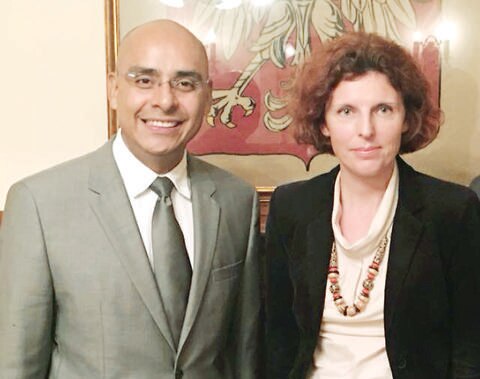 Se reúne alcalde con Beata Wojna