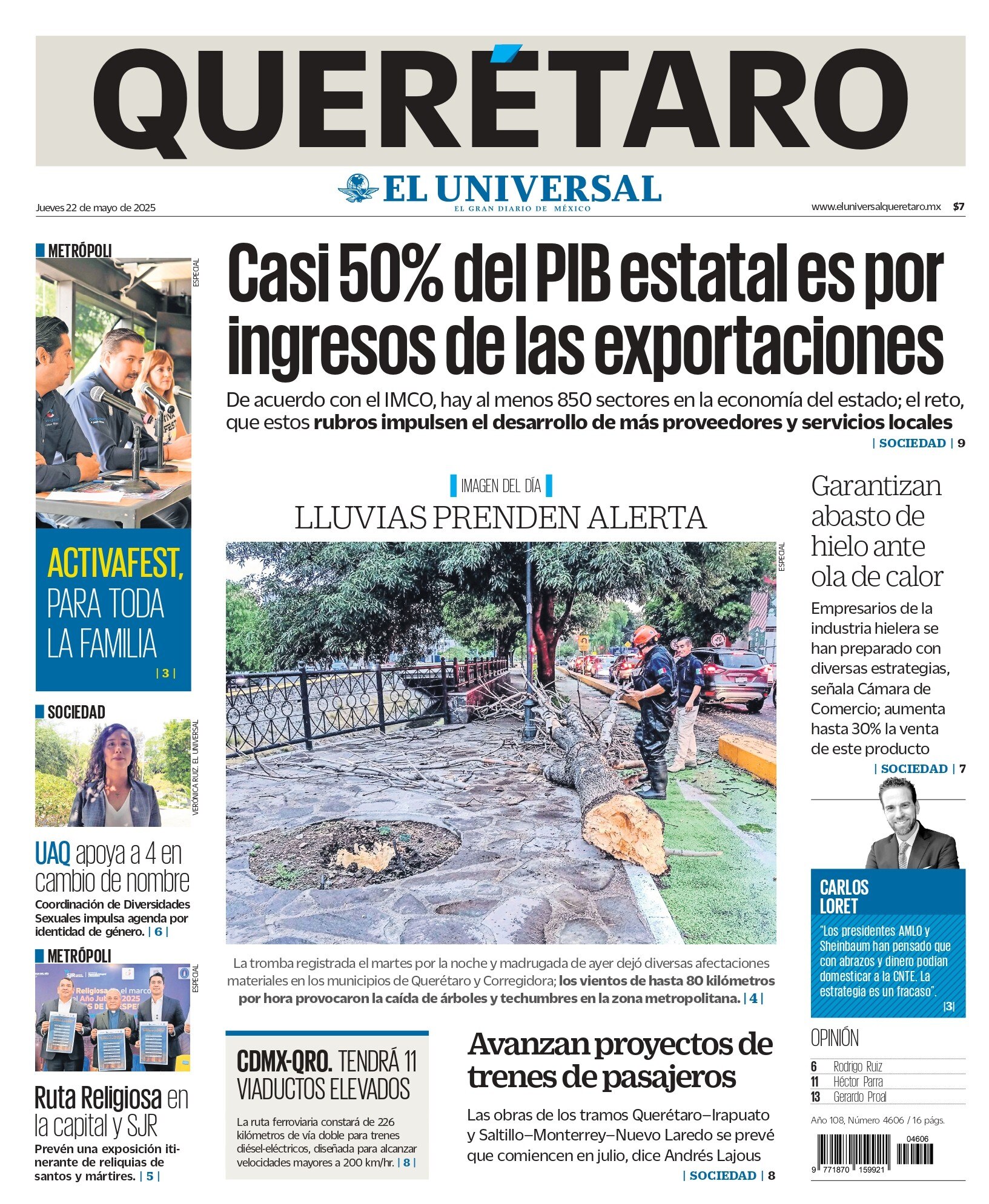 Portada 22 de mayo de 2025