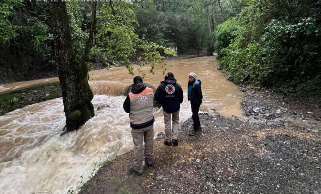 En Pinal de Amoles activan brigadas ante las lluvias
