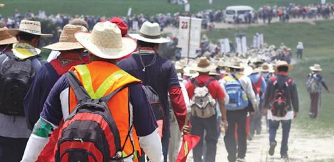 La pere llega a la capital