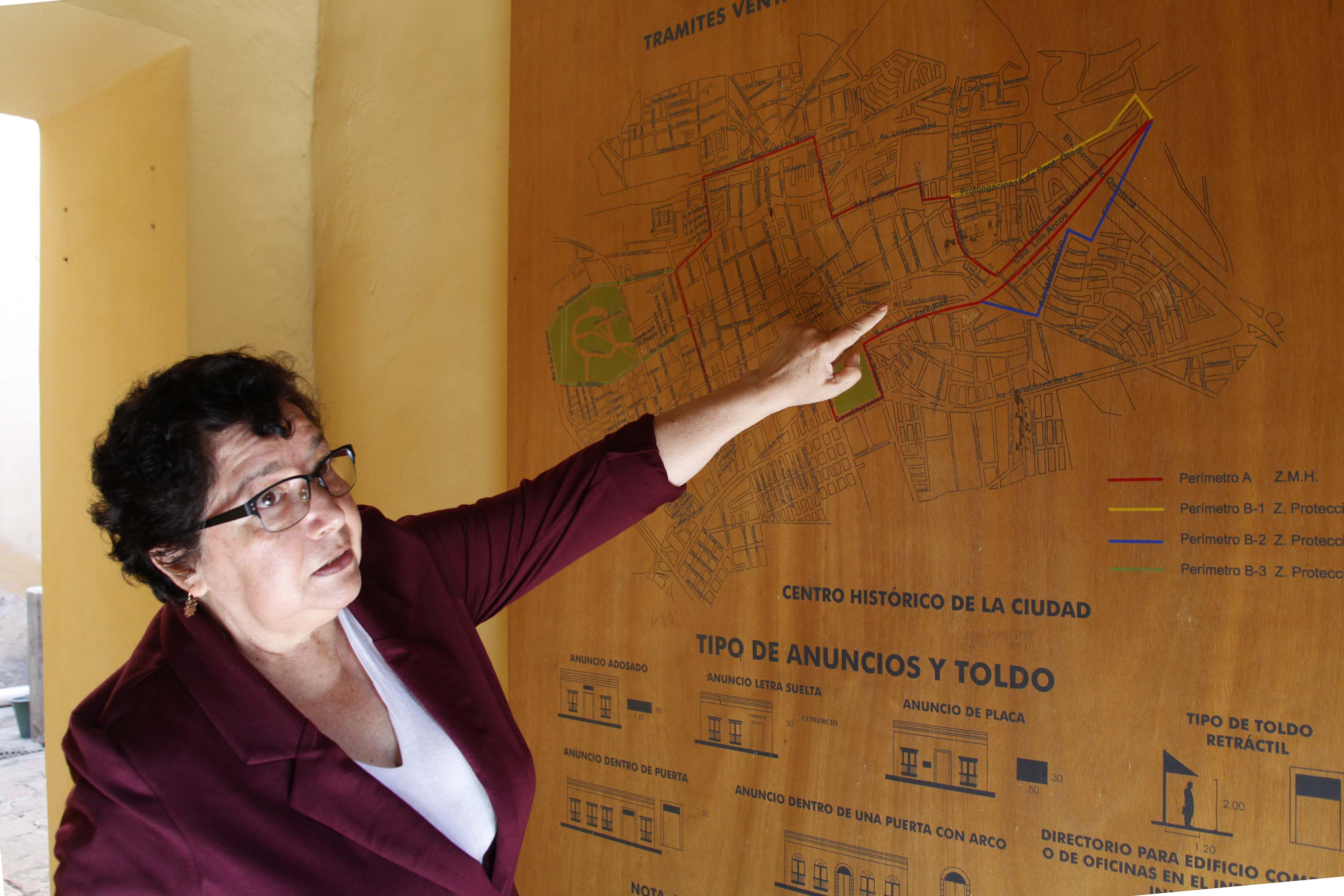 Mirsa Péresz Acosta, arquitecta del INAH, identifica dos factores en el Centro Histórico de Querétaro que han provocado que se pierda la habitabilidad