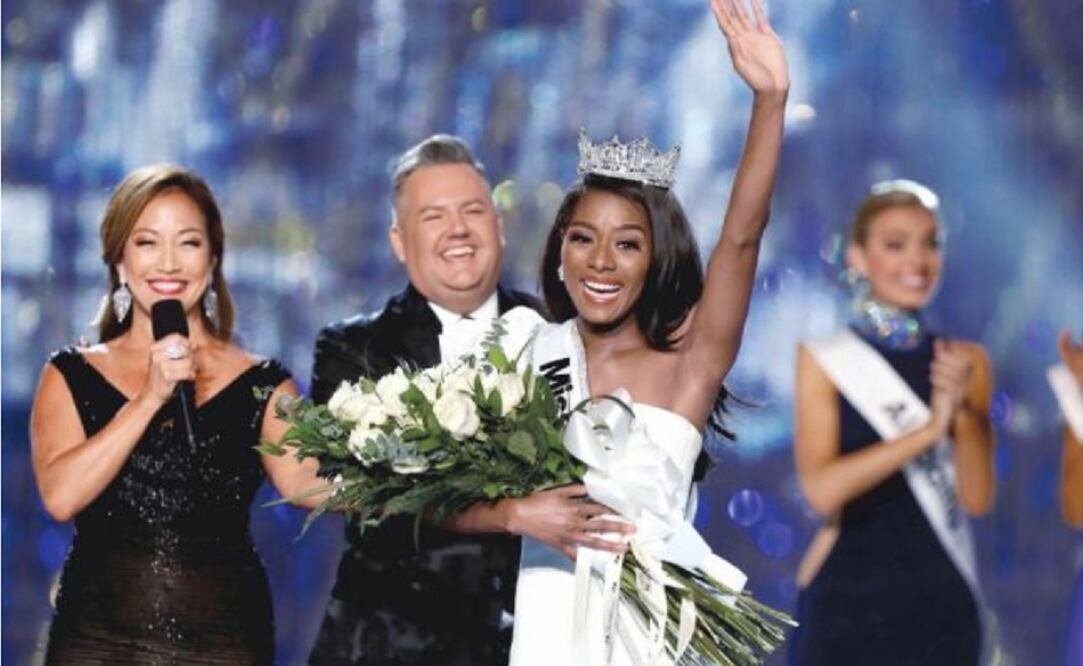 Miss Nueva York, Nia Imani Franklin, fue la triunfadora nacional. (CARLO ALLEGRI. REUTERS)