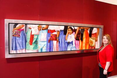 Linda Sánchez pinta a Mujeres Sagradas