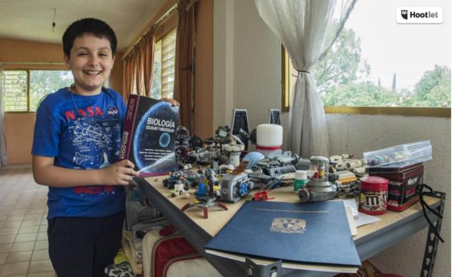 Niño de 12 años estudiará carrera de Física Biomédica en la UNAM
