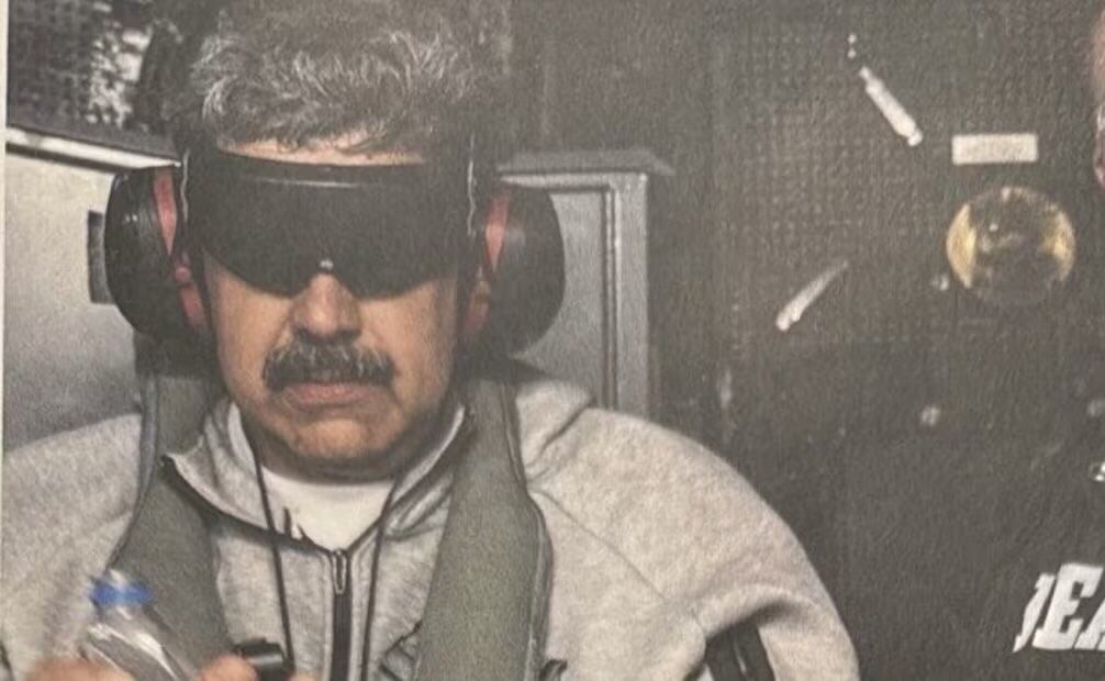 Nicolás Maduro, a bordo del USS Iwo Jima. Foto: Truth Social