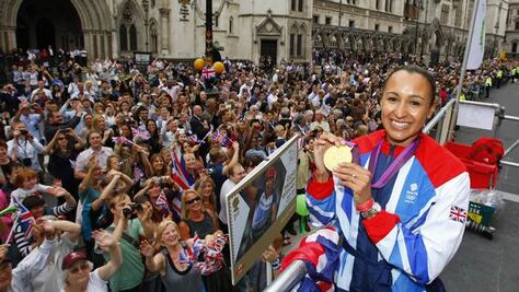 Desfile olímpico en Londres