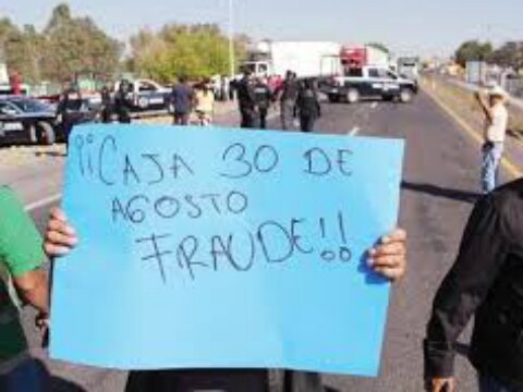 Quiebre de la Caja "30 de Agosto"