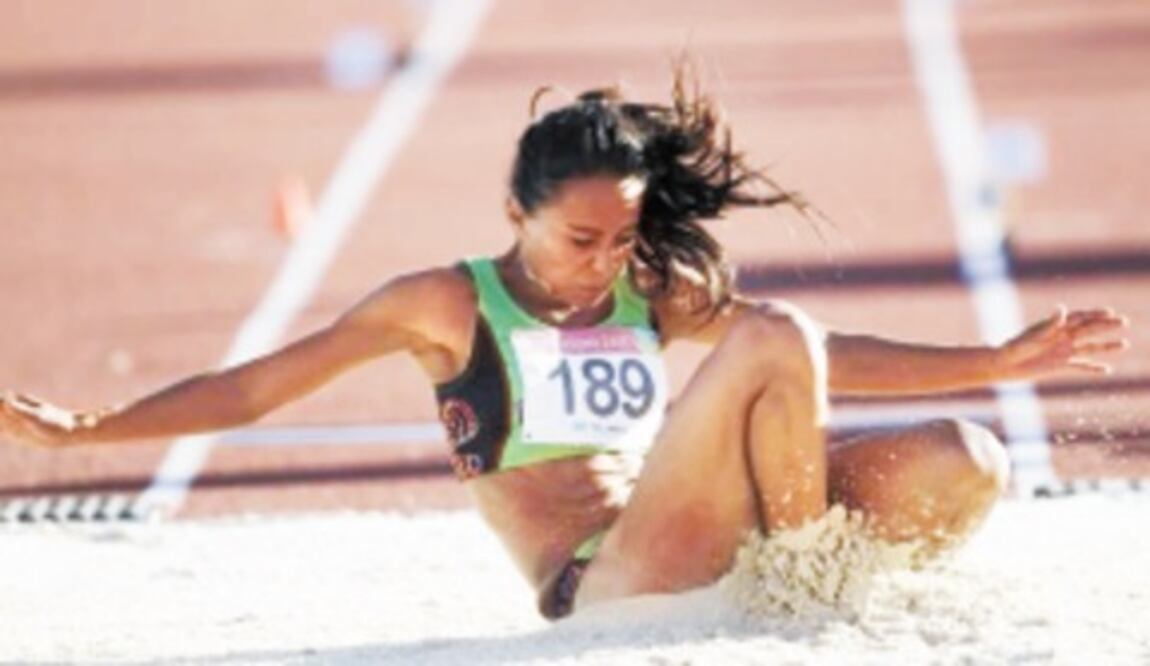 Acción en el Estatal de atletismo