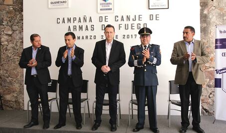 Habrá programa de canje de armas en Corregidora