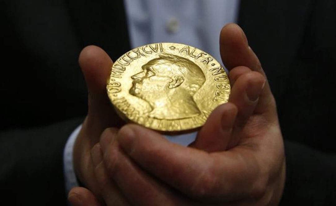 Medalla del premio Nobel, galardón que no podría entregarse este año tras los escándalos en la Academia Sueca. Foto: Archivo
