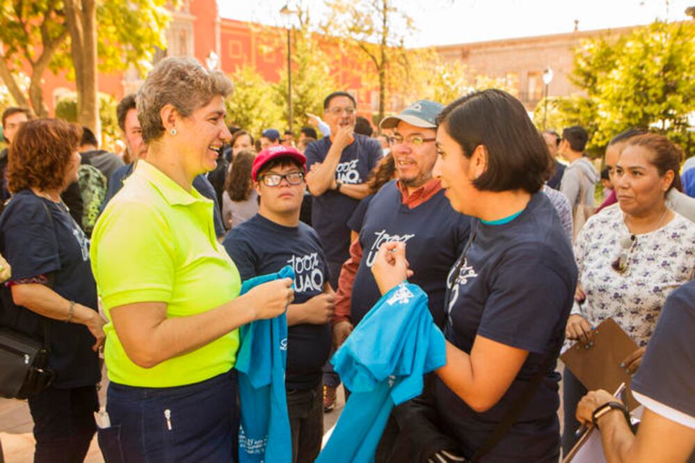 Entre las actividades de “Yo X la UAQ”, Teresa García dijo que buscaría generar una plataforma que permita aumentar el presupuesto fijo año con año. (DEMIAN CHAVEZ. EL UNIVERSAL)