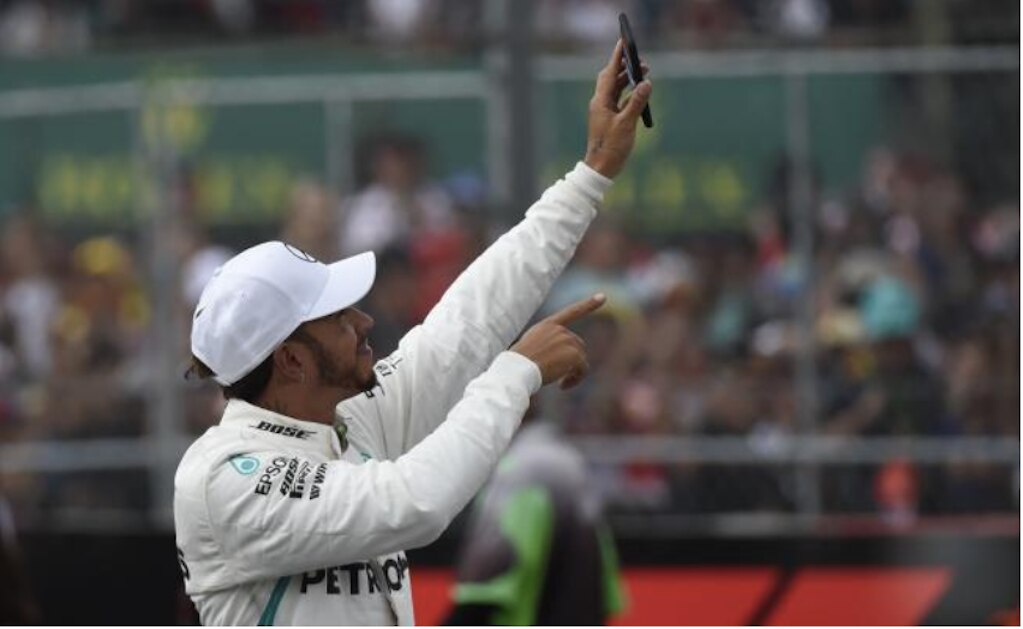 Hamilton se corona en el GP de México