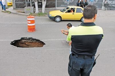 Socavón, por fallas geológicas: Desarrollo 
