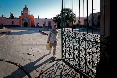 La SDUOP renueva zona centro de Huimilpan