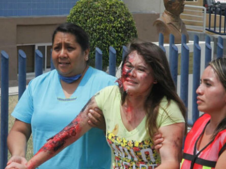 Organizan Simulacro en Hospital