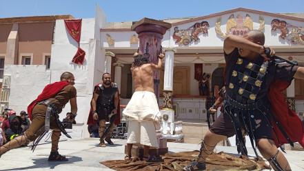 Semana Santa. Así se vive el tradicional Viacrucis de La Cañada, en Querétaro 