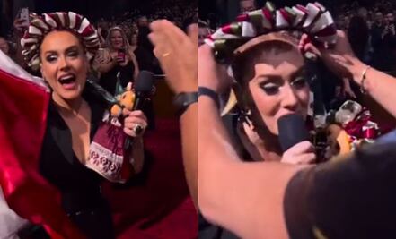 VIDEO: Adele celebra a México "caracterizada" como la muñeca Lele