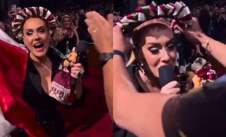VIDEO: Adele celebra a México "caracterizada" como la muñeca Lele