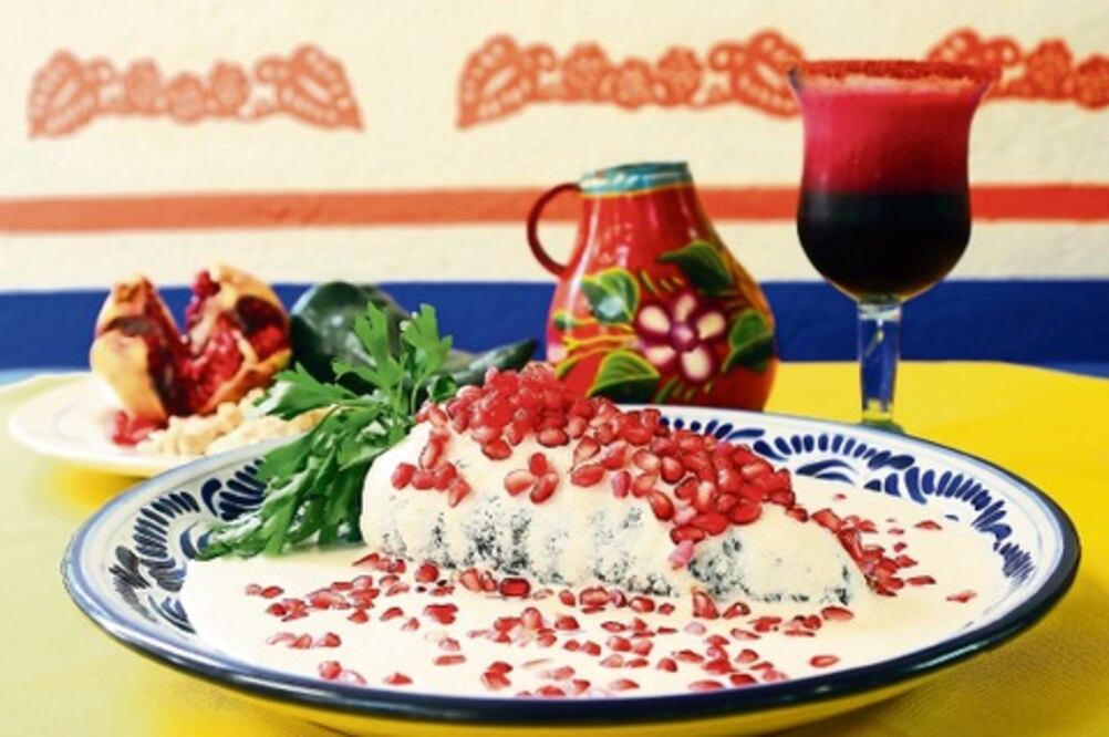 Chiles en nogada. Un platillo muy mexicano