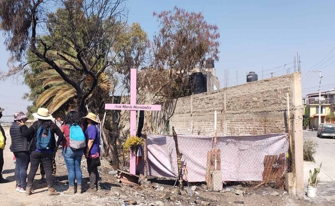 Exigen justicia tras feminicidio de Ana María; la quemaron viva en su domicilio en Edomex