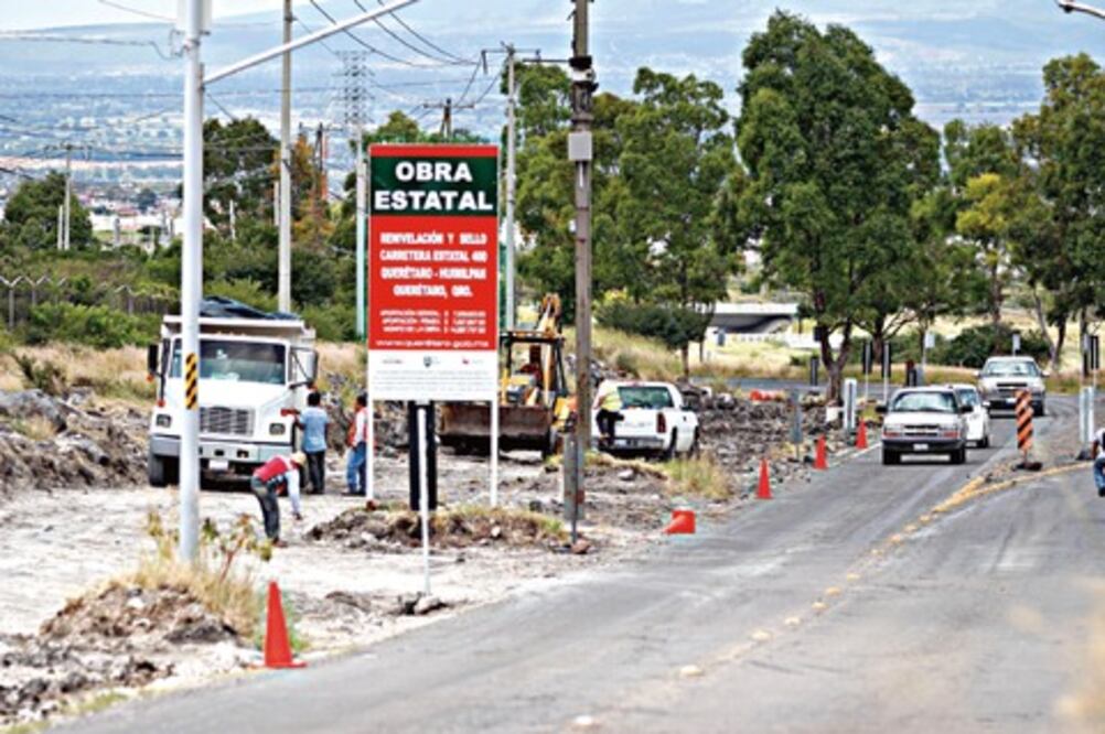 Por concluir, obras en Avenida del Parque