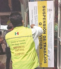 Clausuran 3 locales en Corregidora 