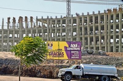 Avance de 50% en hospital oncológico