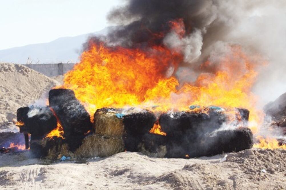 Incinerada más de una tonelada de droga