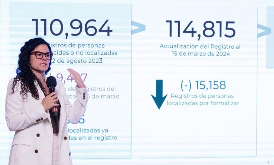 Oficialmente, en México hay casi 100 mil desaparecidos: Luisa María Alcalde