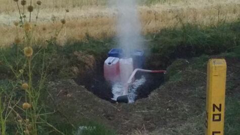 Movilización en SJR por fuga en toma clandestina