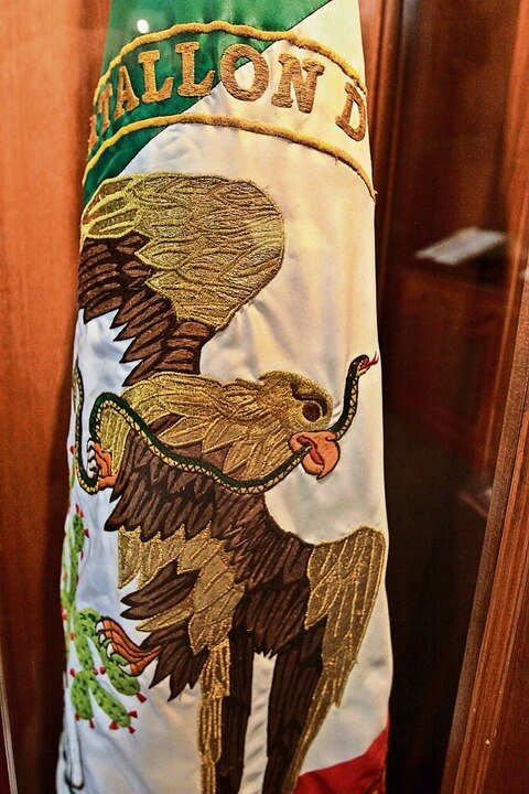 Se conserva bandera que se utilizó en época juarista