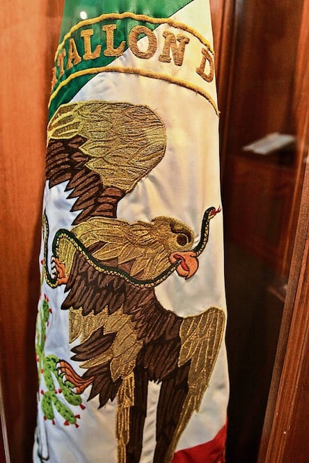 Se conserva bandera que se utilizó en época juarista