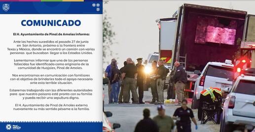 Un queretano viajaba entre los migrantes fallecidos a bordo del tráiler, confirman autoridades