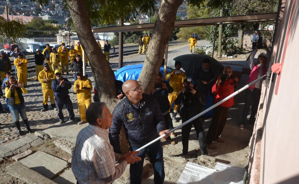 Cerca de 4 millones de pesos se invierten en la regeneración de la imagen urbana de cuatro colonias en la delegación Villa Cayetano Rubio.