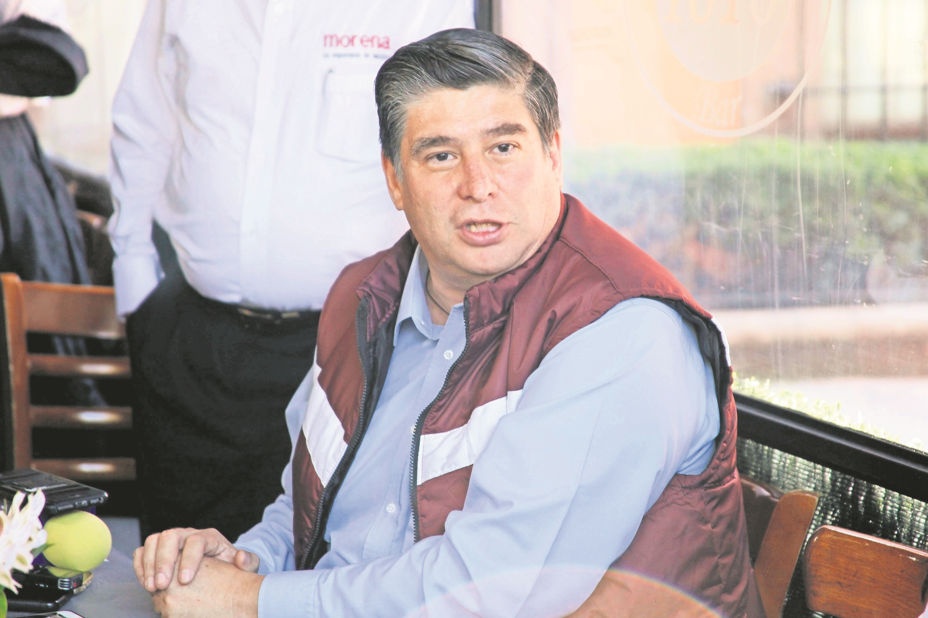 Carlos Peñafiel dijo que las inconformidades se deben a que Morena es puntero en las encuestas. FOTO: GUILLERMO GONZÁLEZ