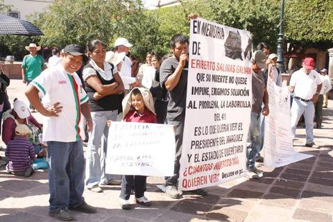 Exigen solución campesinos