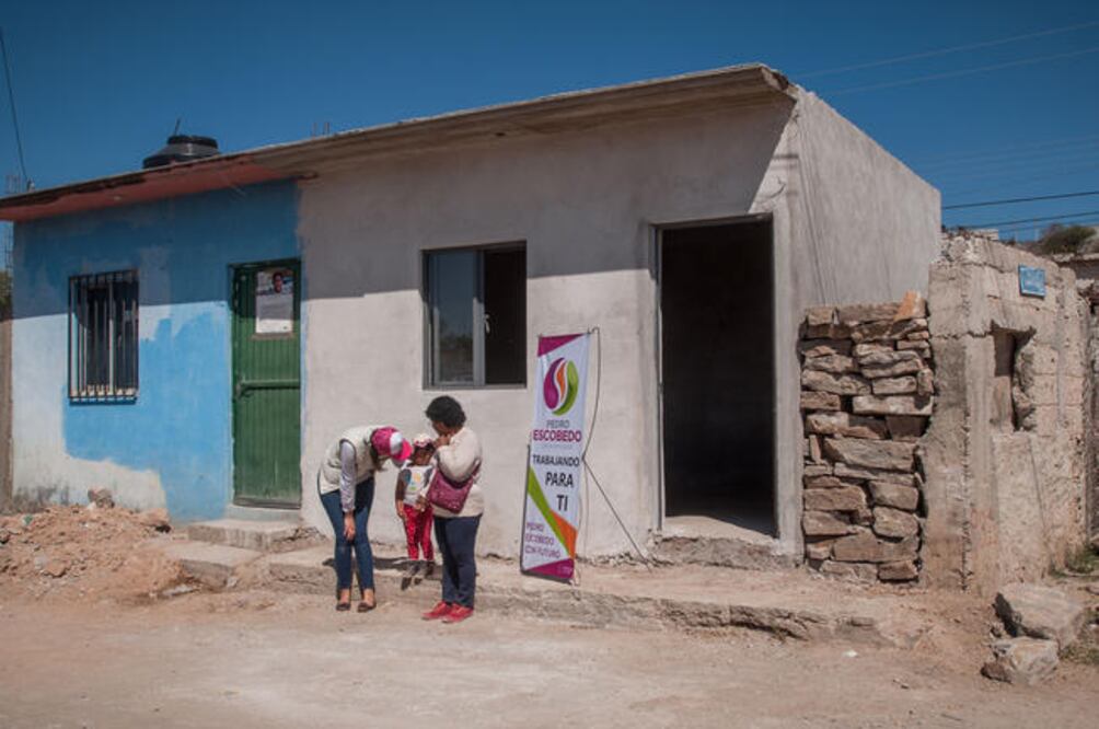 Este mes se entregarán 18 cuartos a igual número de familias mediante el programa de apoyo a la vivienda, dijo la presidenta municipal Beatriz León. (RICARDO LUGO. EL UNIVERSAL)