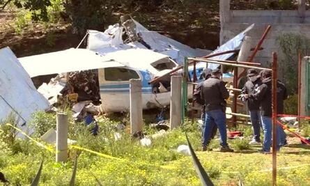 Cae avioneta con 400 kilos de cocaína en Querétaro 