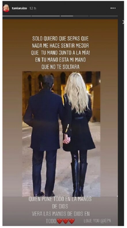 Más unidos que nunca, Tania Ruiz y Enrique Peña Nieto