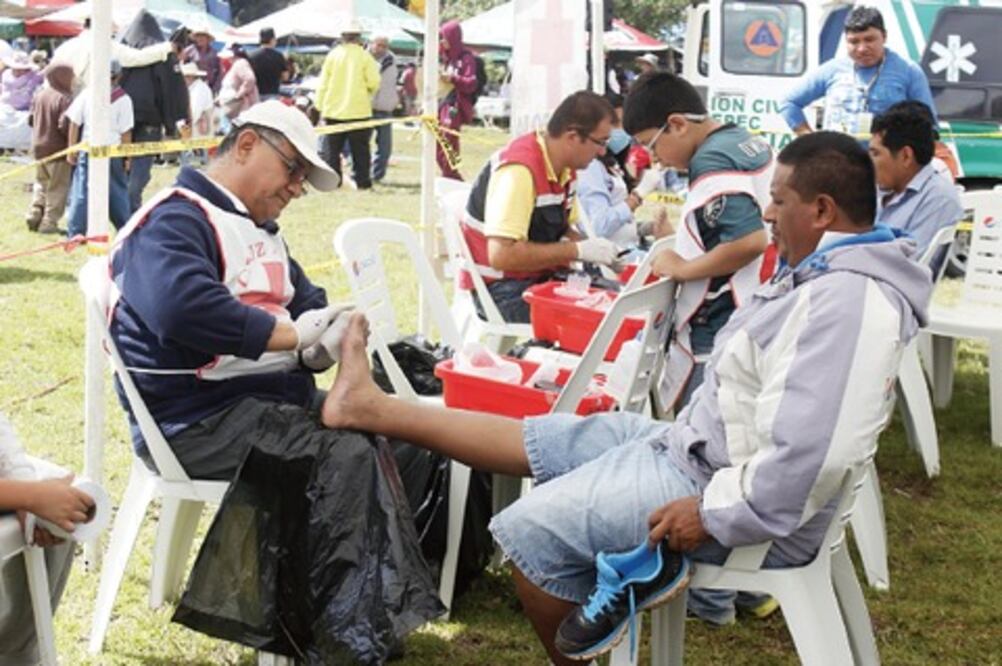 Cruz Roja atiende a 2 mil guadalupanos por ampollas  
